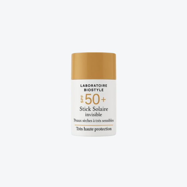 Stick Solaire Invisible SPF50+ Peaux Sèche a très sensible – Anti taches & Anti âge